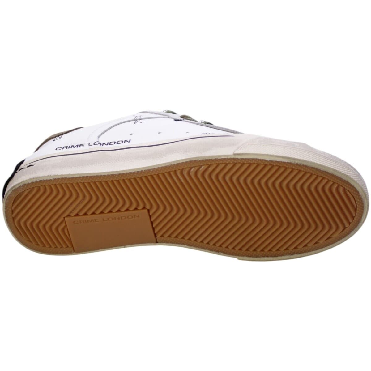 Men's Sneakers Crime London White