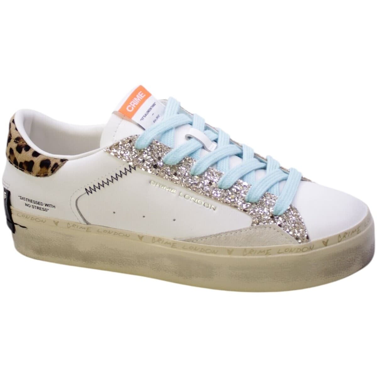 Women's Sneakers Crime London White