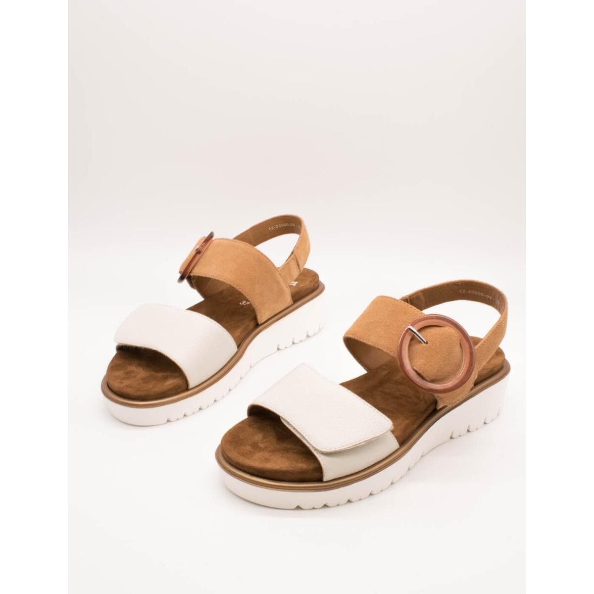 Women's Platforms Ara White