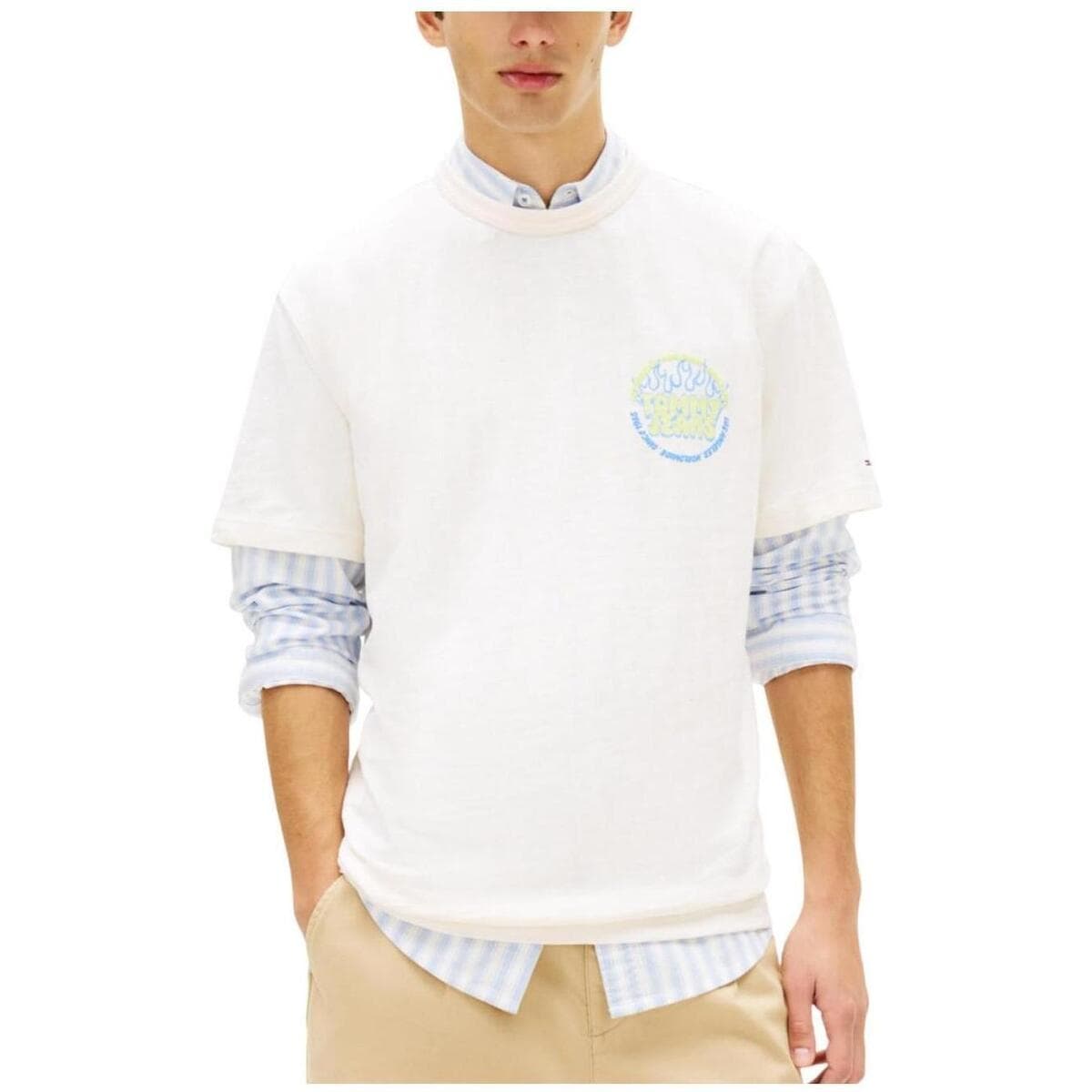 Men's T-Shirts Tommy Hilfiger White