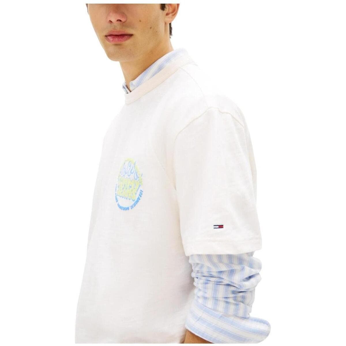 Men's T-Shirts Tommy Hilfiger White