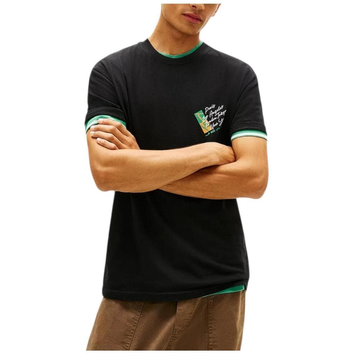 Men's T-Shirts Tommy Hilfiger Black