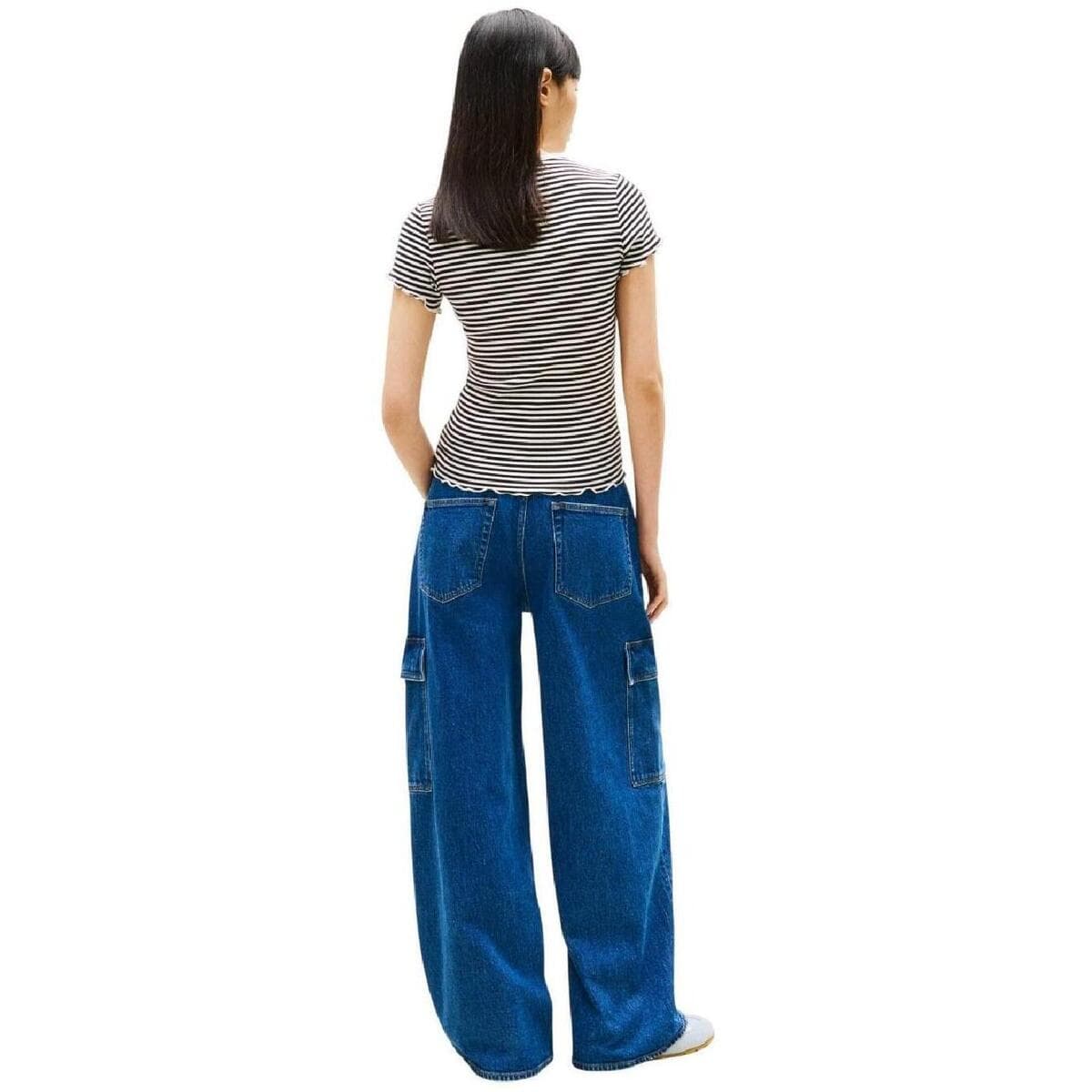 Women's T-Shirts Tommy Hilfiger Black