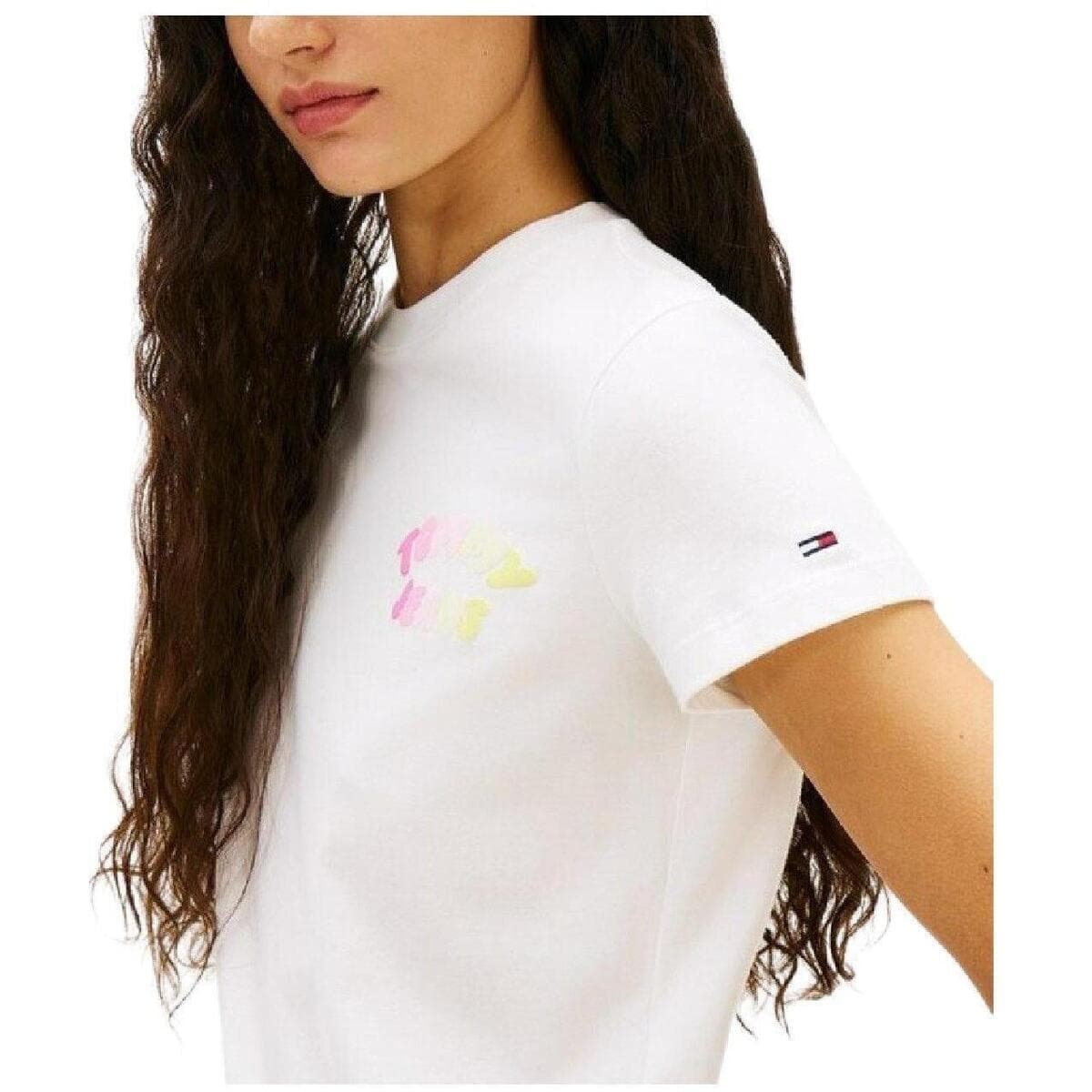 Women's T-Shirts Tommy Hilfiger White