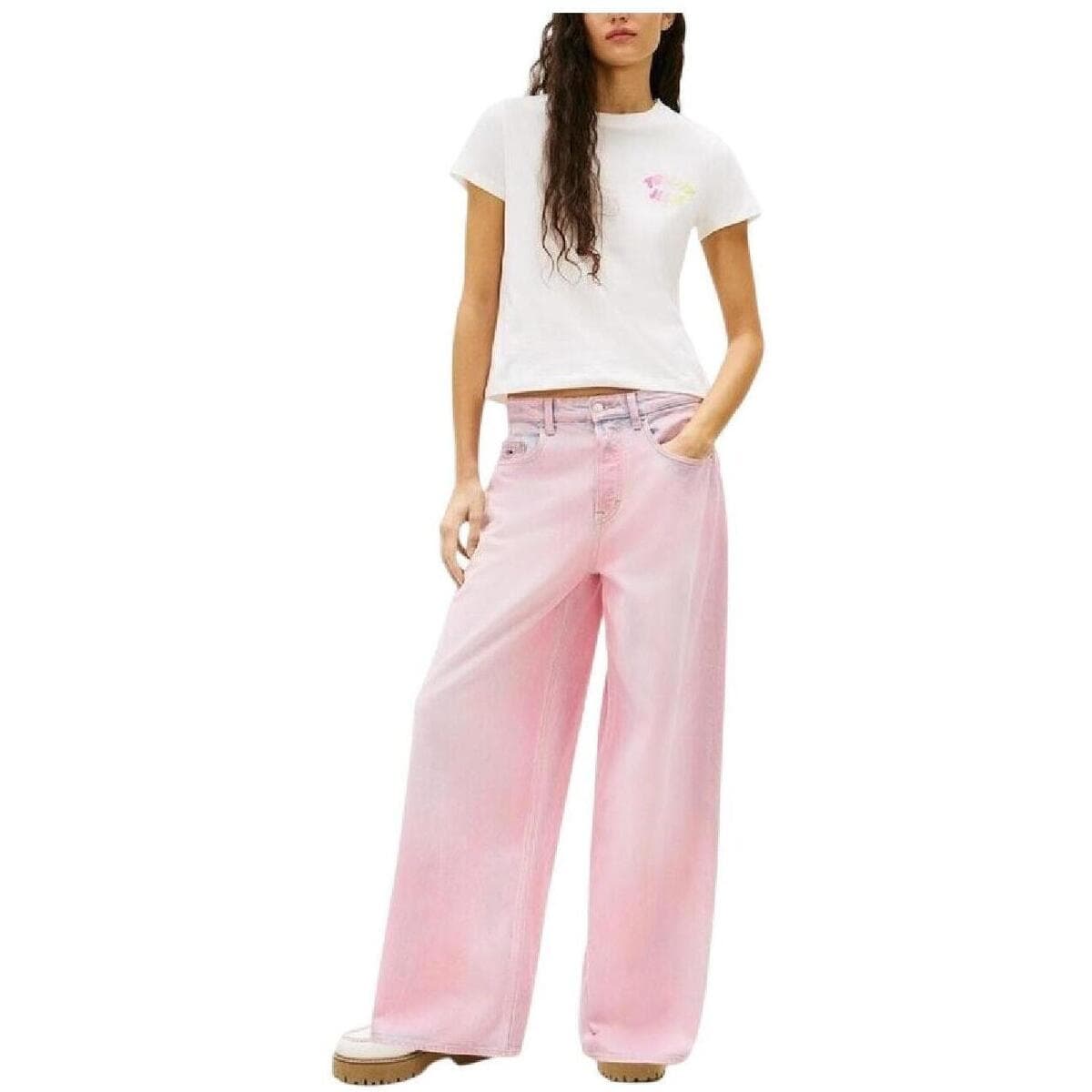 Women's T-Shirts Tommy Hilfiger White