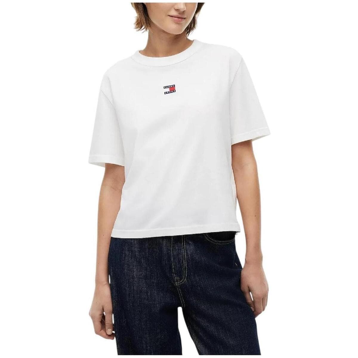 Women's T-Shirts Tommy Hilfiger White