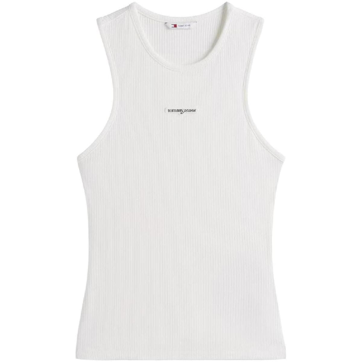 Women's Sleeveless Tops Tommy Hilfiger White
