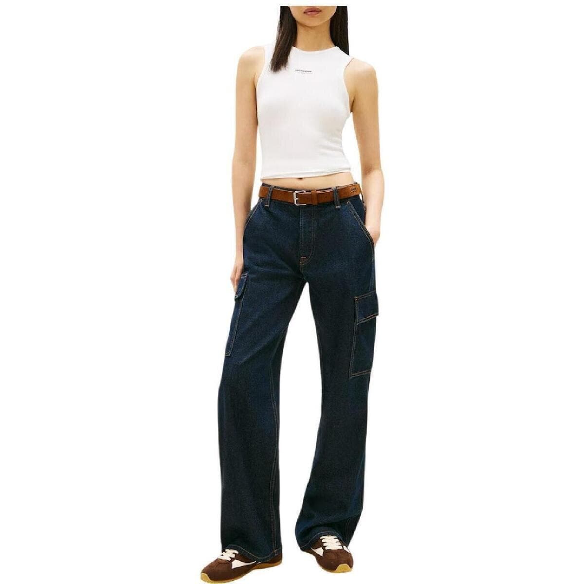 Women's Sleeveless Tops Tommy Hilfiger White