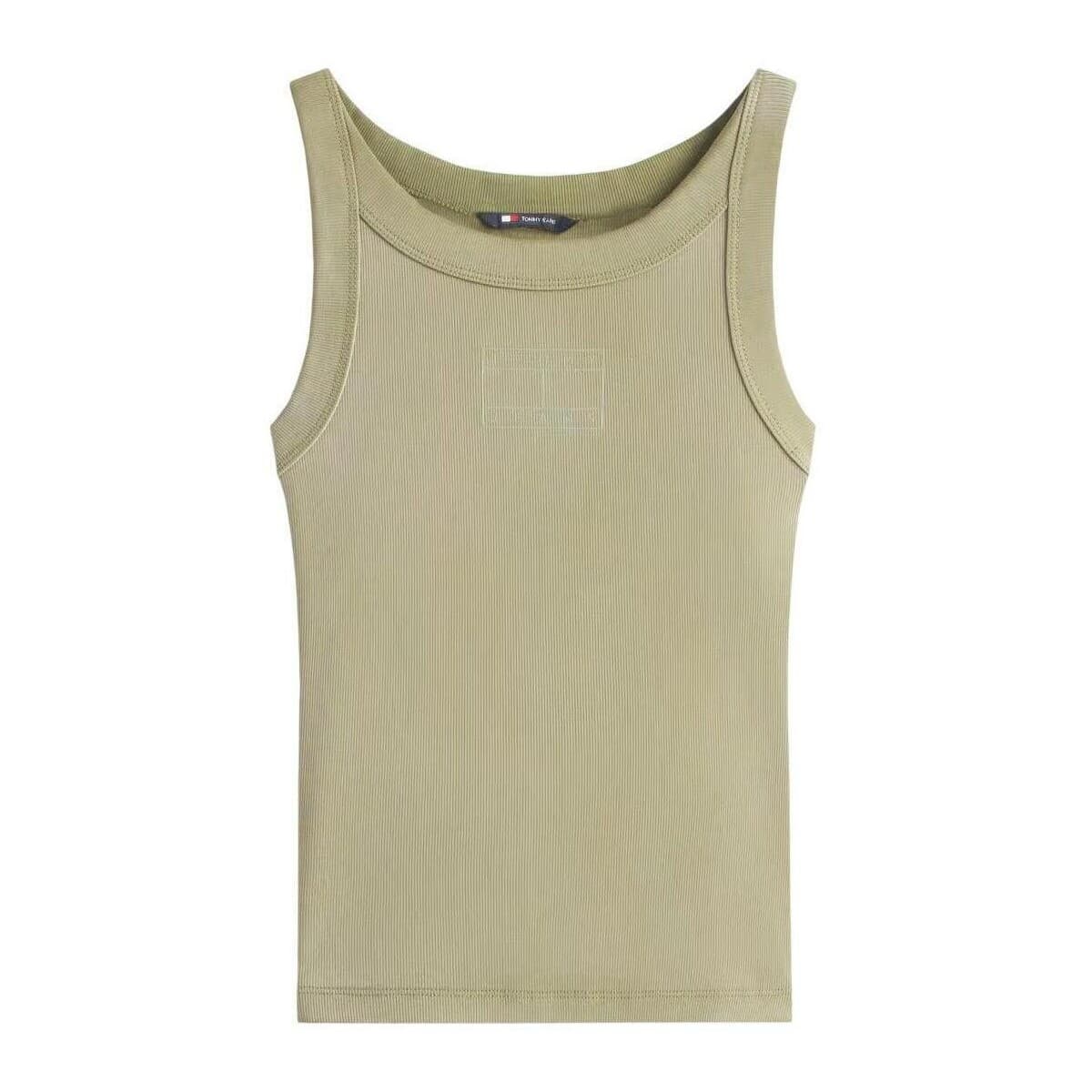 Women's Sleeveless Tops Tommy Hilfiger Green