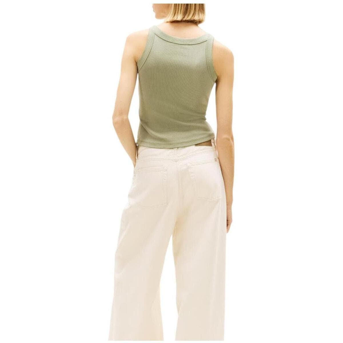 Women's Sleeveless Tops Tommy Hilfiger Green