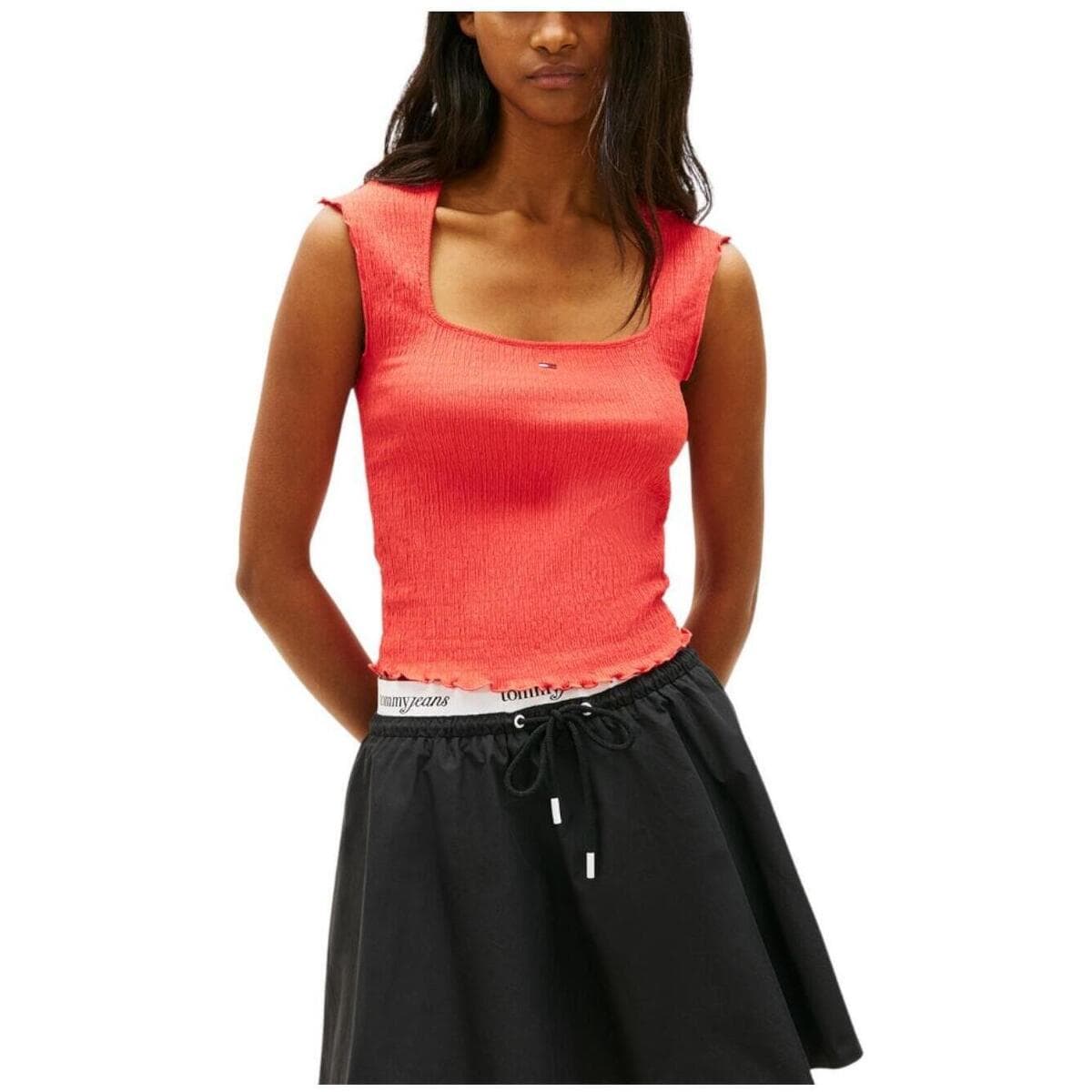 Women's Sleeveless Tops Tommy Hilfiger Red