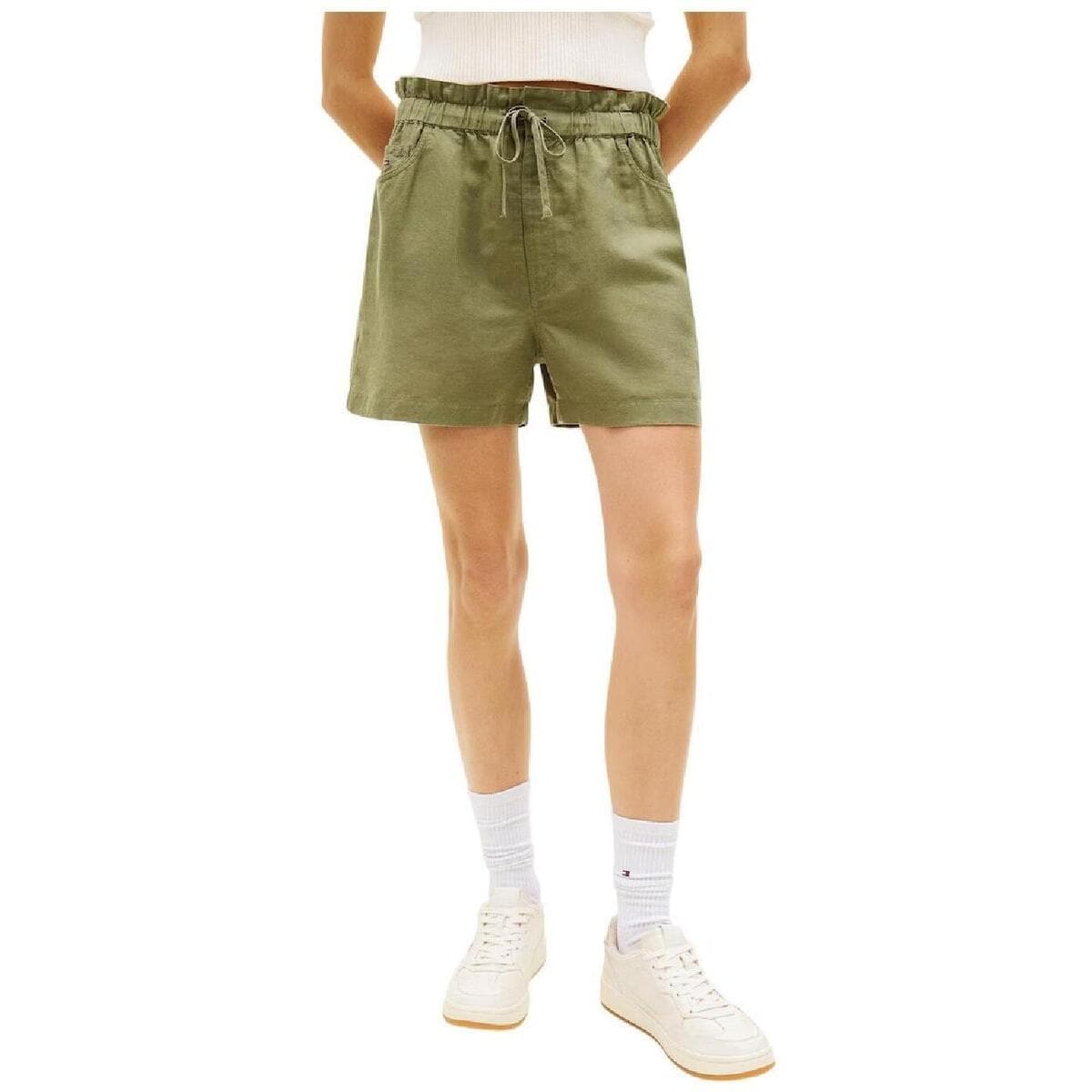 Women's Shorts Tommy Hilfiger Green
