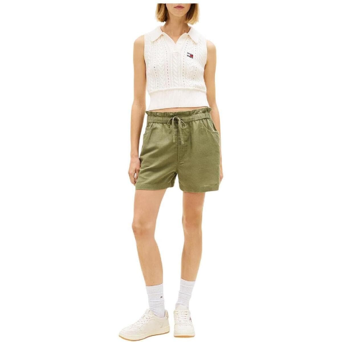 Women's Shorts Tommy Hilfiger Green