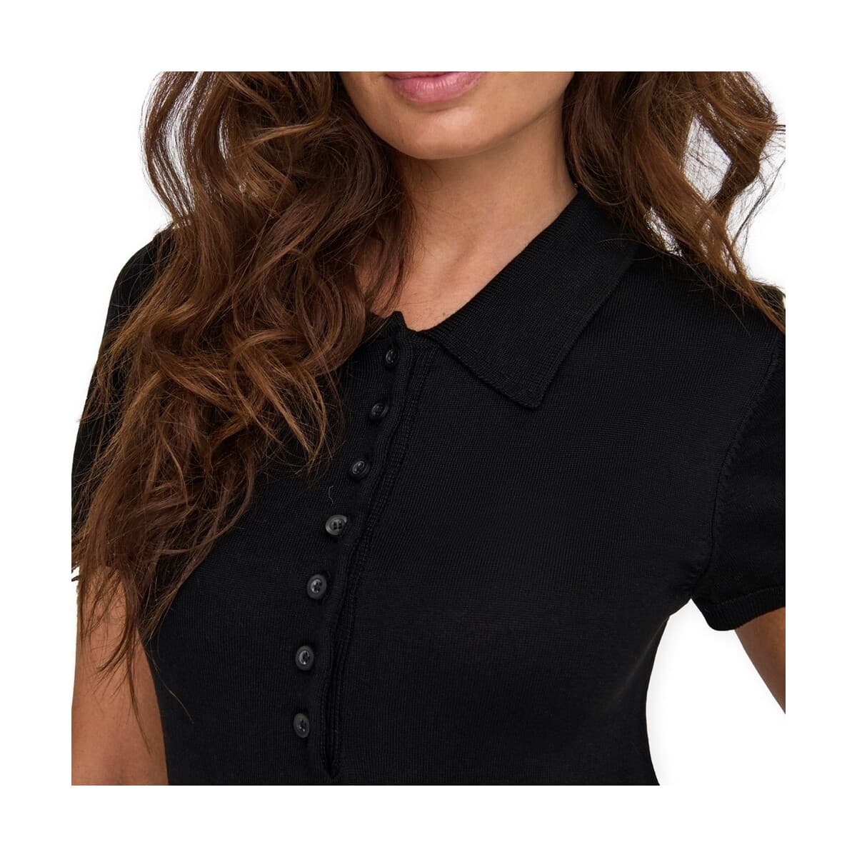 Women's Polo Shirts Only Black