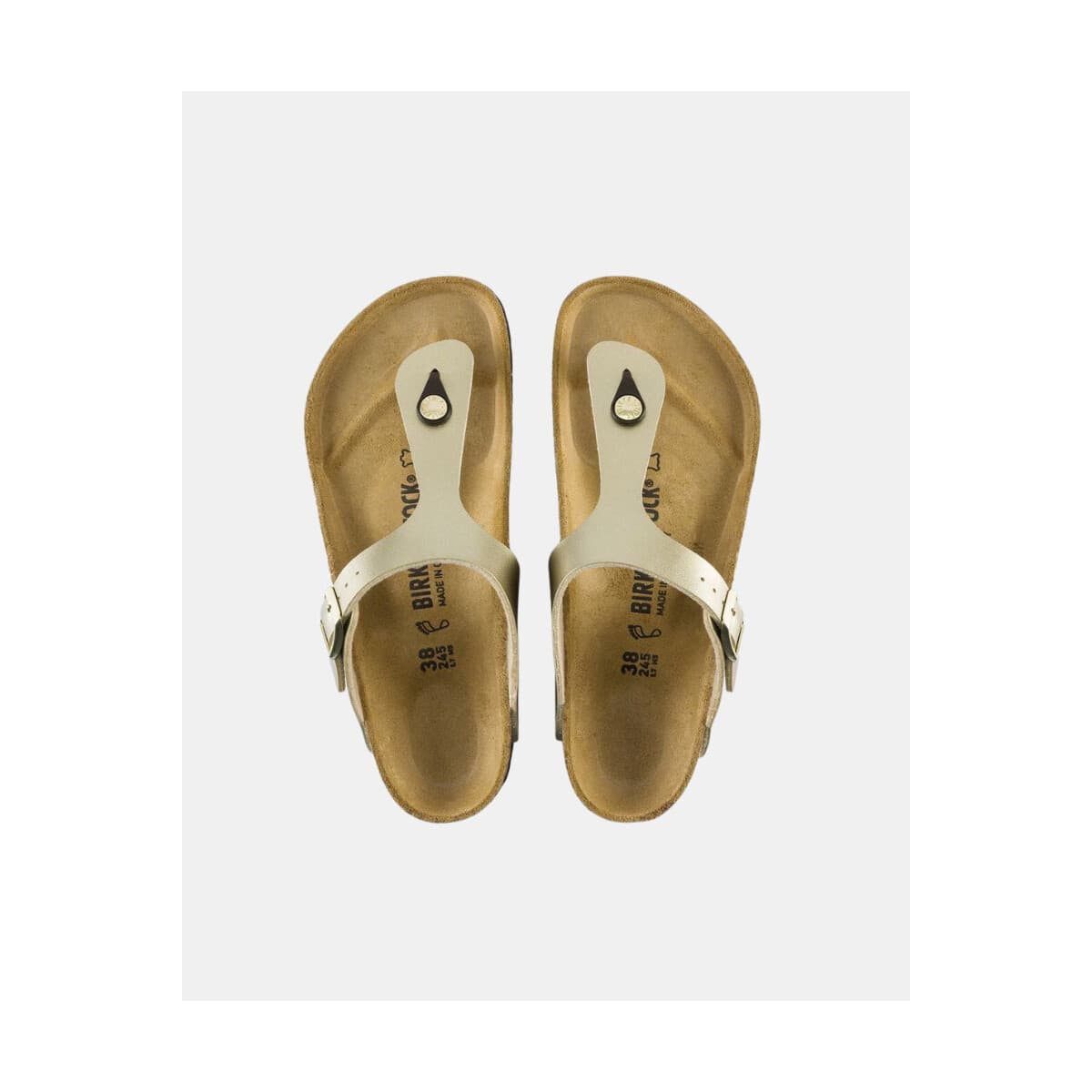 Women's Flip Flops BIRKENSTOCK Gold