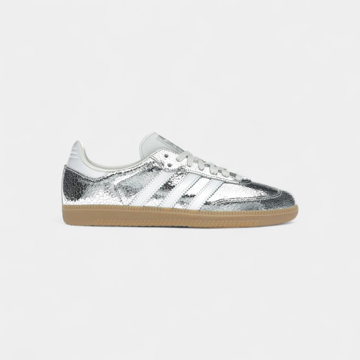 Xαμηλά Sneakers adidas Samba OG Silver Metallic Cracked Leather (Women's)