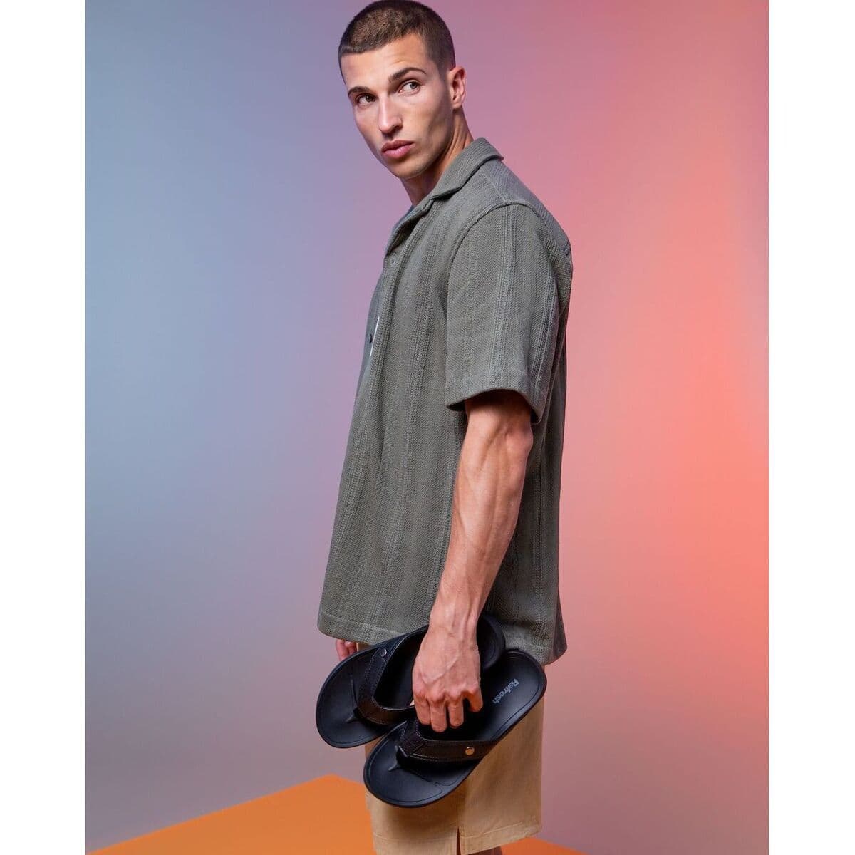 Men's Flip Flops Refresh Black