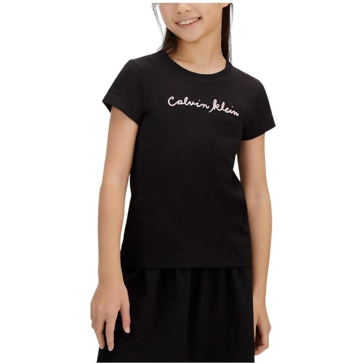 Girls' T-Shirts Calvin Klein Black