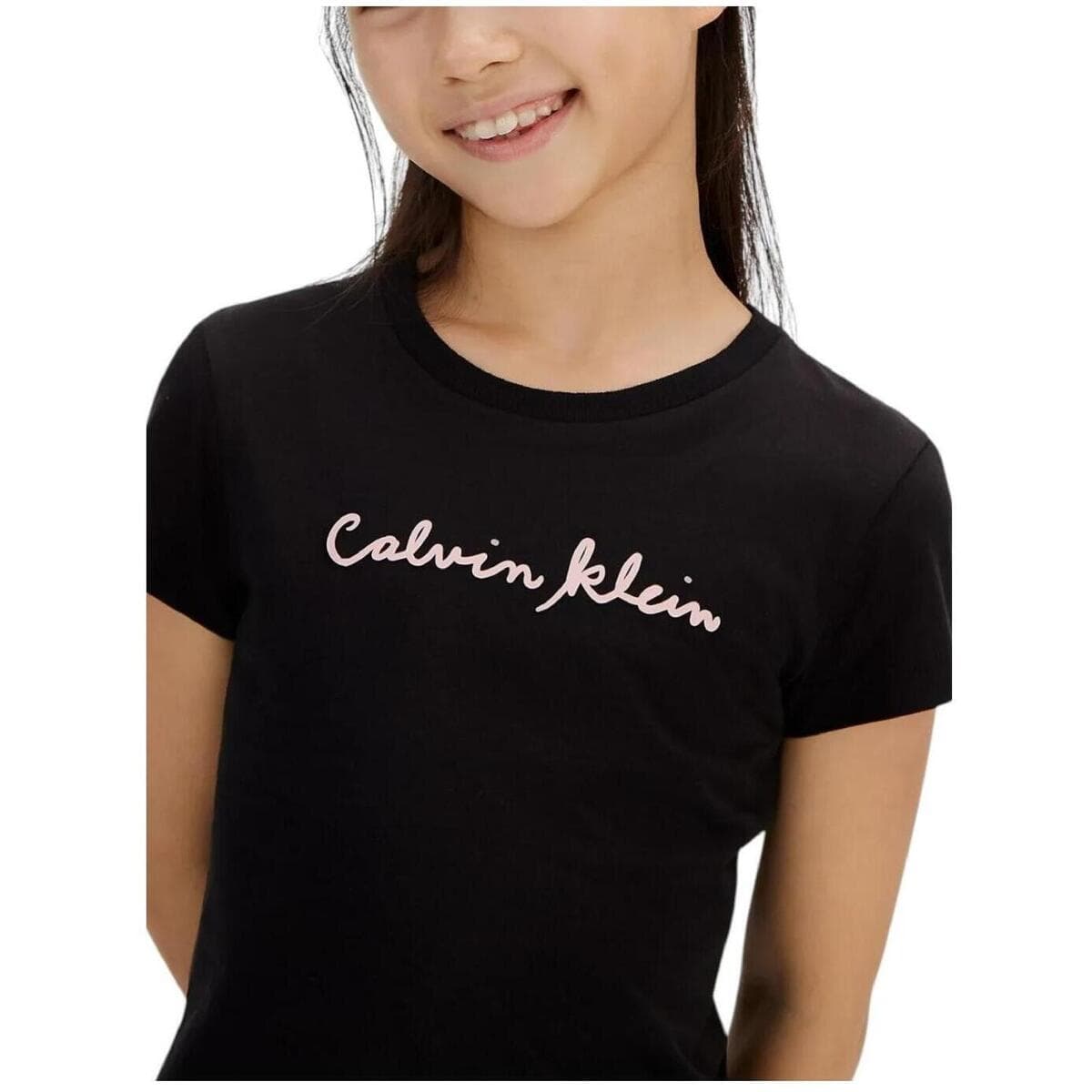 Girls' T-Shirts Calvin Klein Black