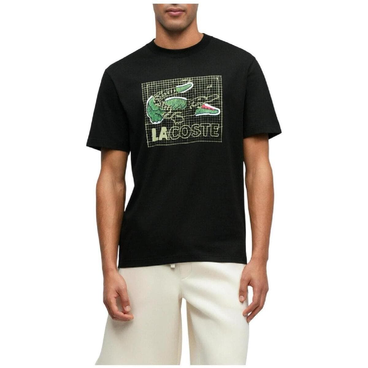 Men's T-Shirts Lacoste Black