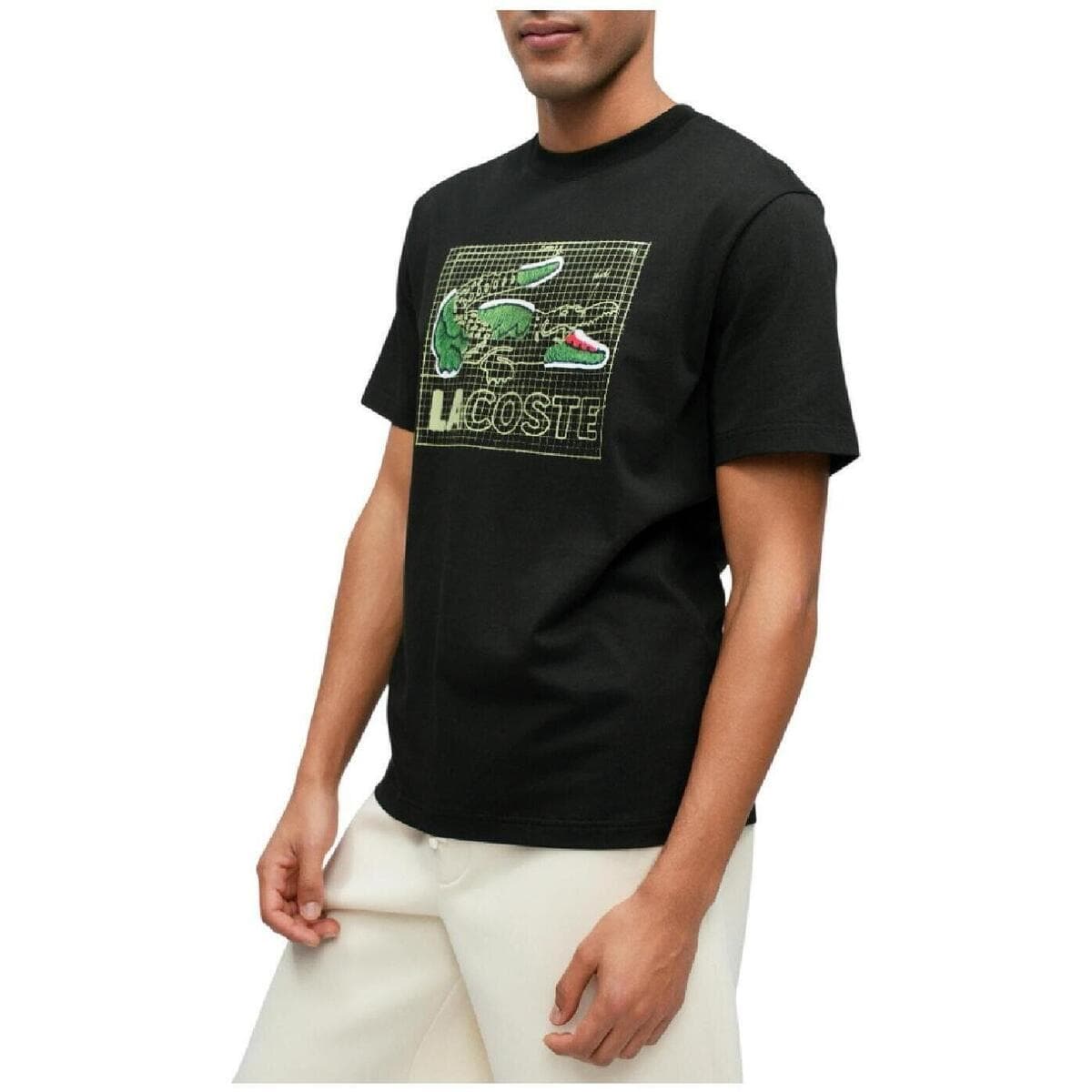 Men's T-Shirts Lacoste Black
