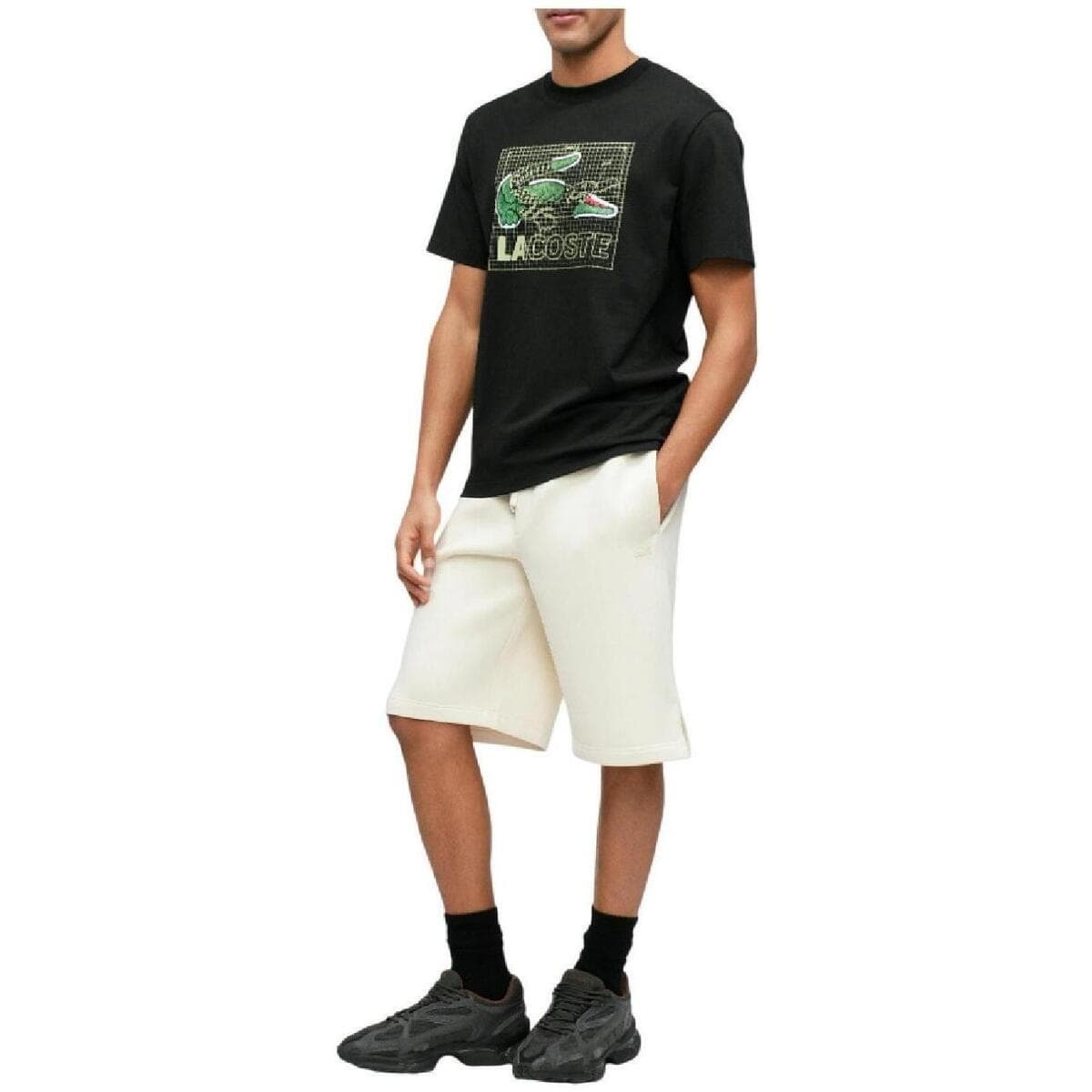 Men's T-Shirts Lacoste Black