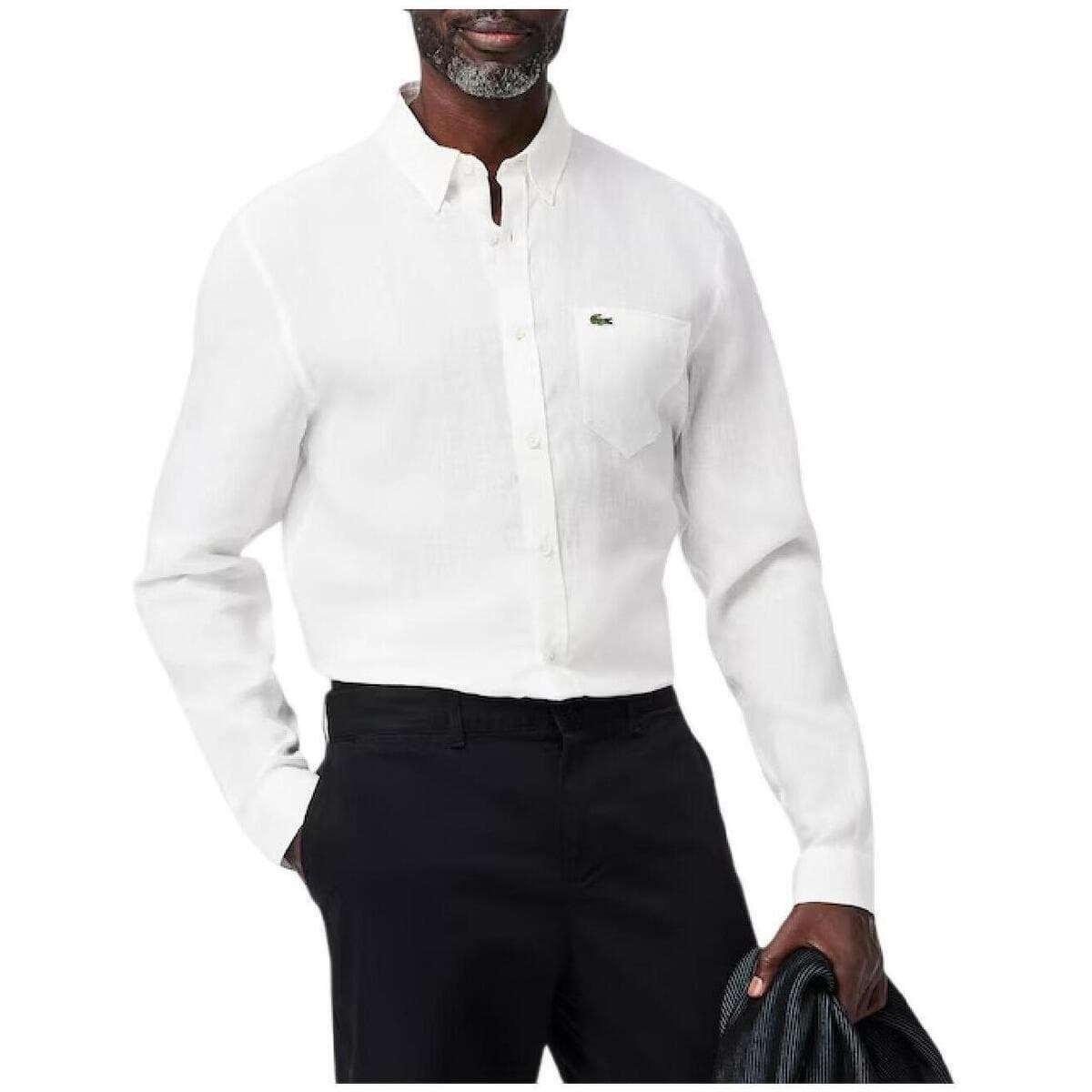 Men's Shirts Lacoste White