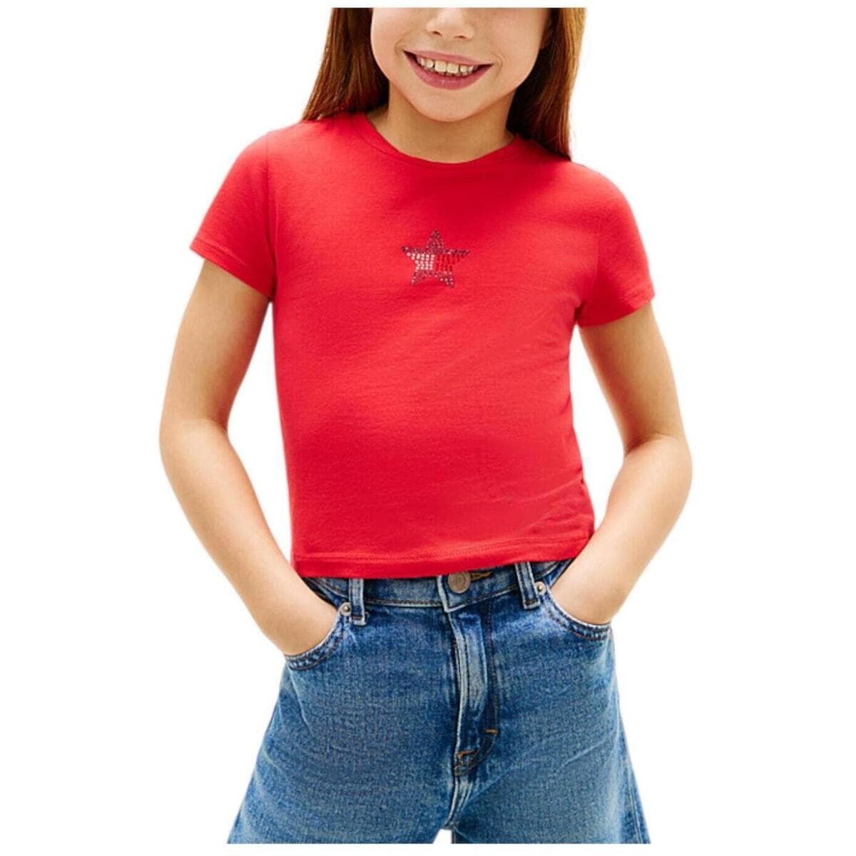 Girls' T-Shirts Tommy Hilfiger Pink