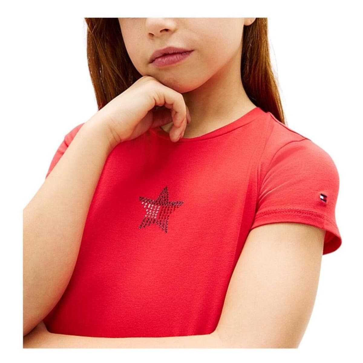 Girls' T-Shirts Tommy Hilfiger Pink