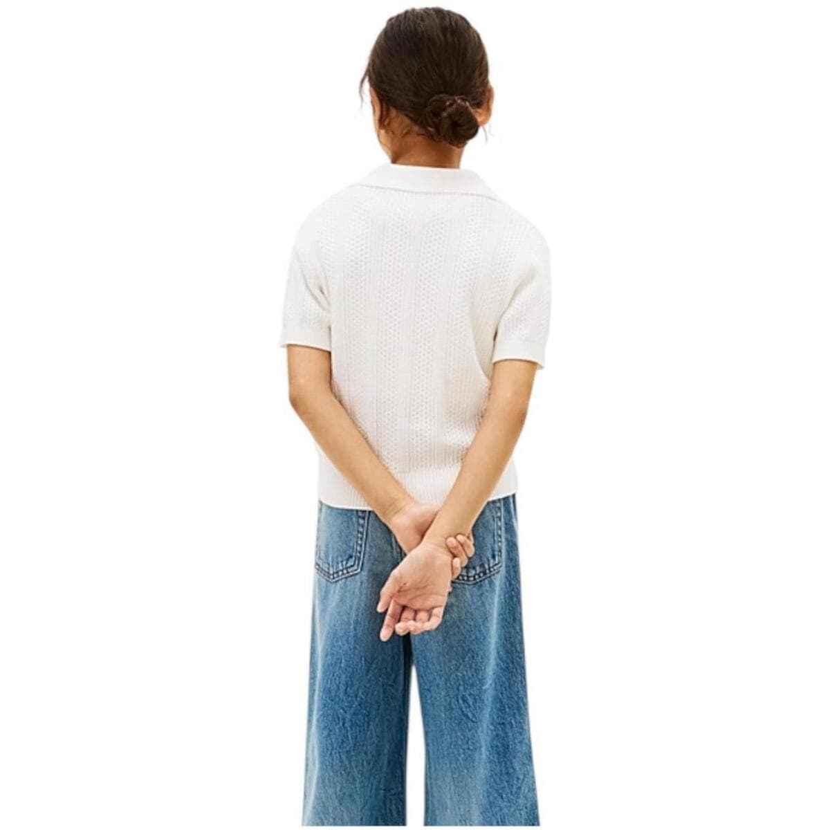 Girls' T-Shirts Tommy Hilfiger Beige