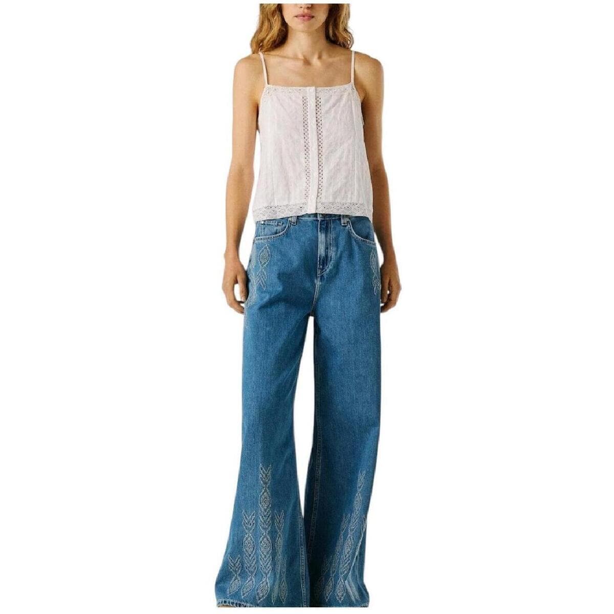 Women's T-Shirts Pepe Jeans White