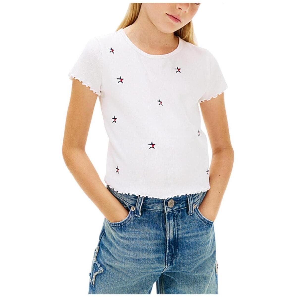 Girls' T-Shirts Tommy Hilfiger White