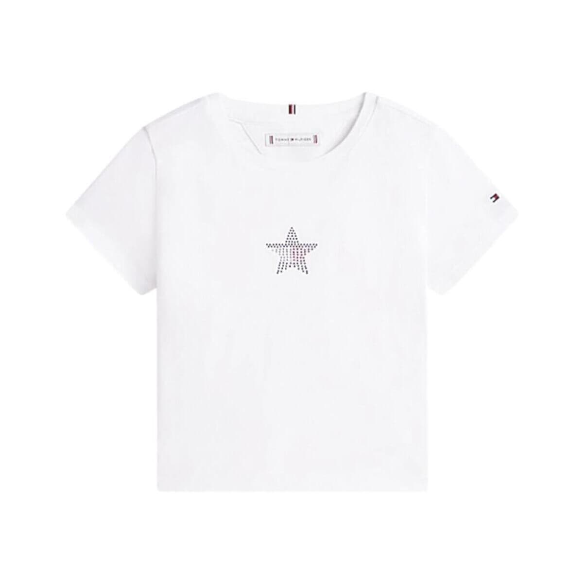 Girls' T-Shirts Tommy Hilfiger White