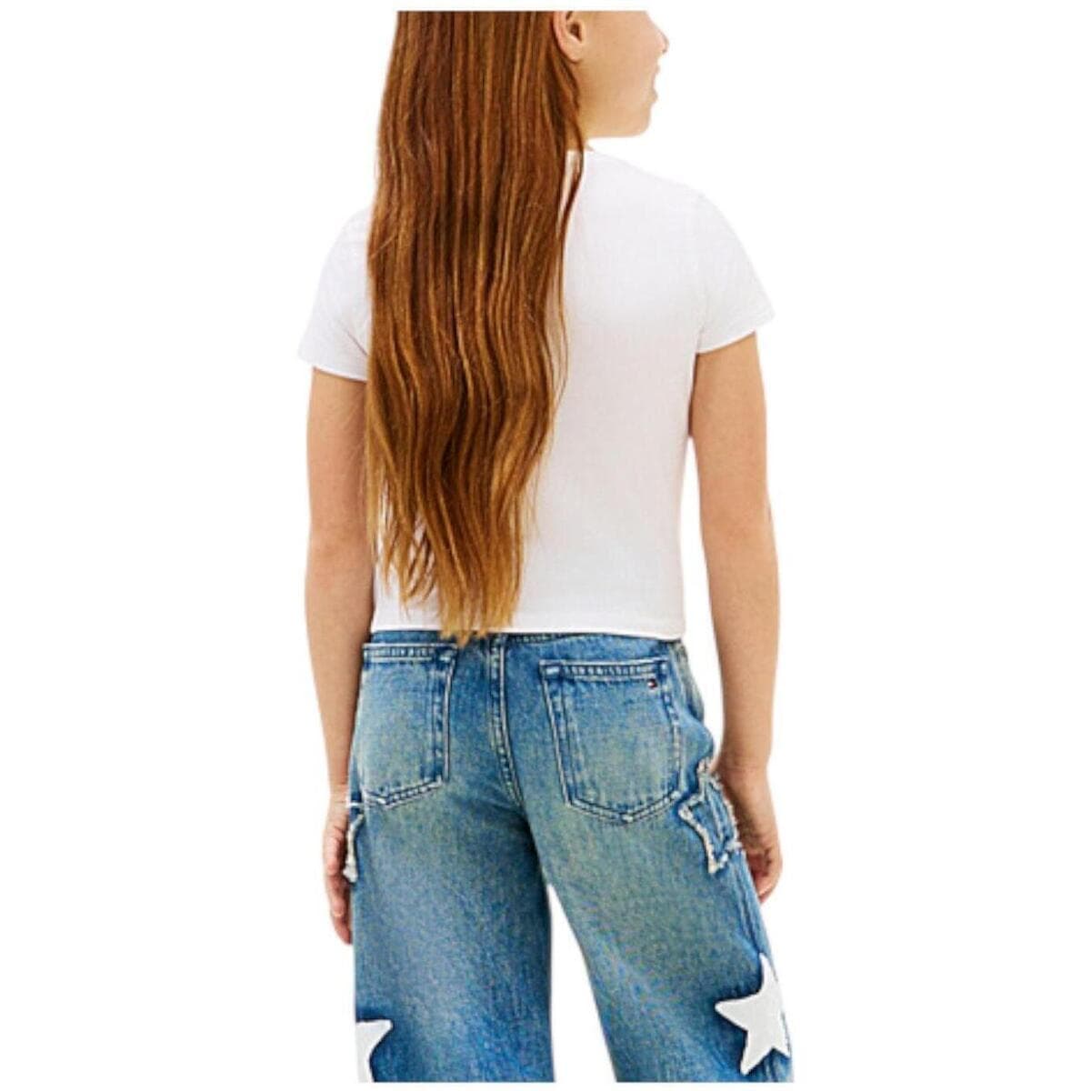 Girls' T-Shirts Tommy Hilfiger White