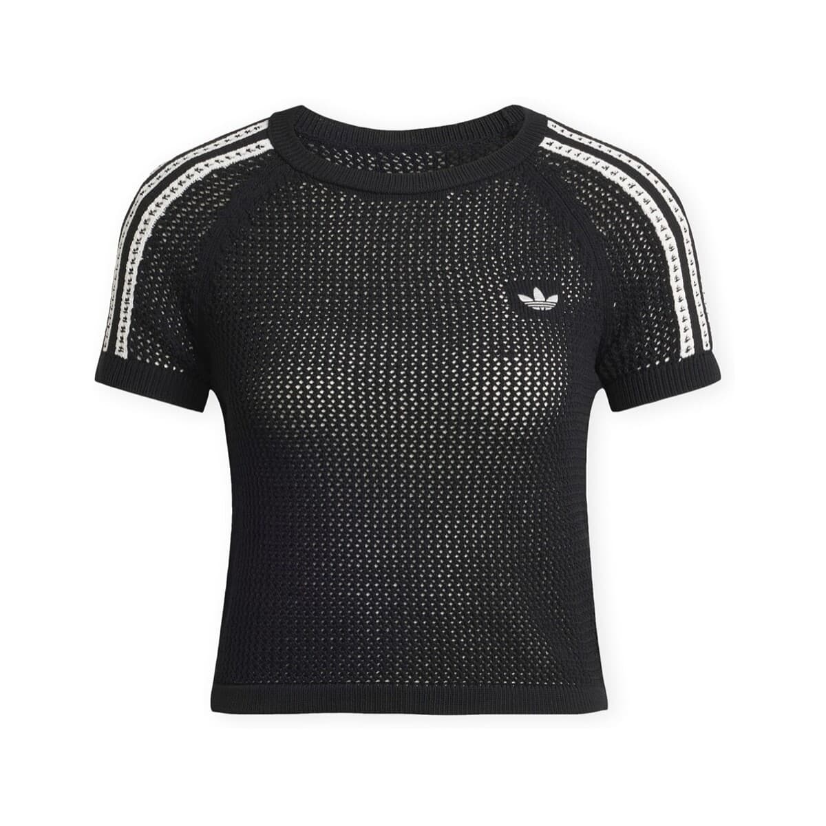Women's T-Shirts adidas Black
