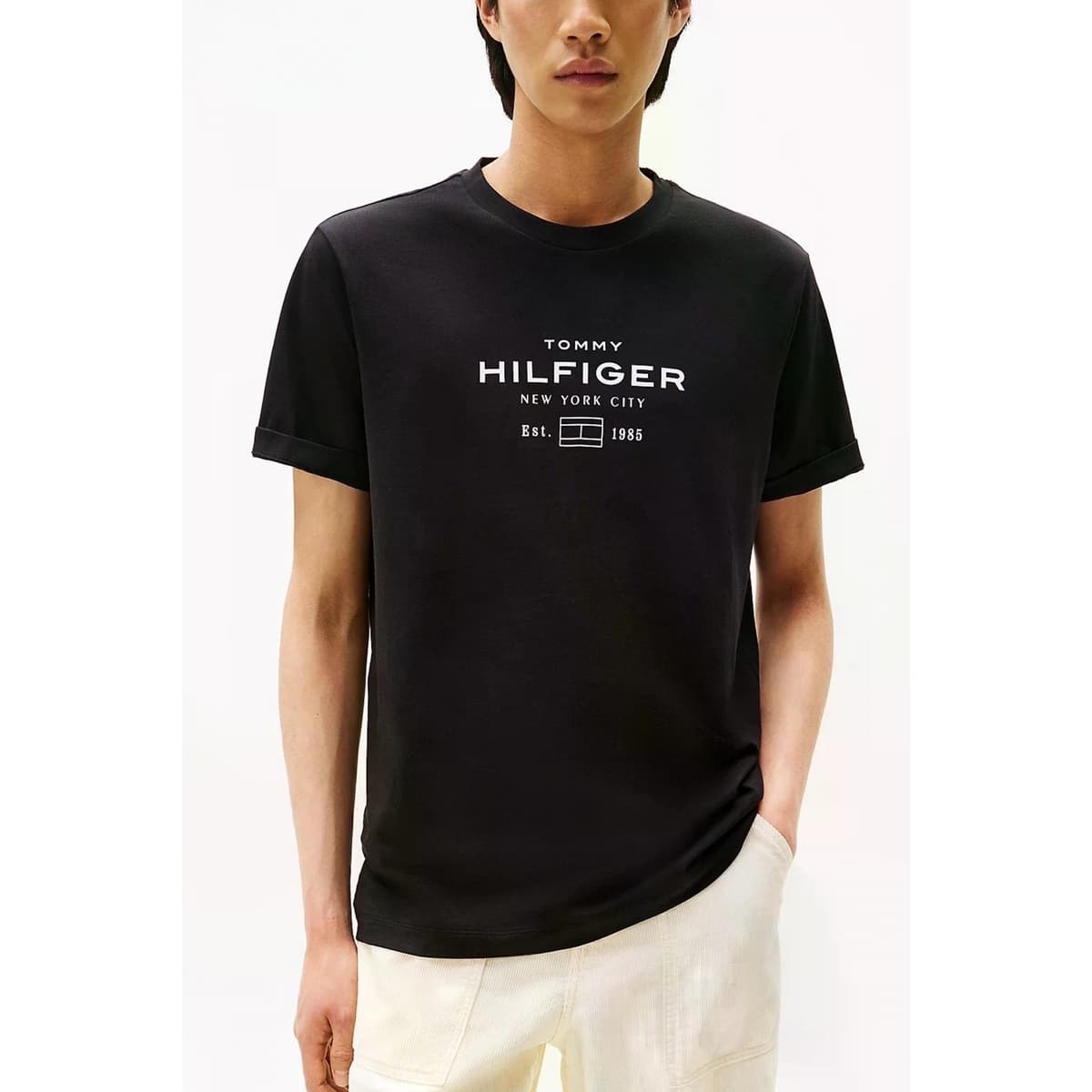 Men's T-Shirts Tommy Hilfiger Black