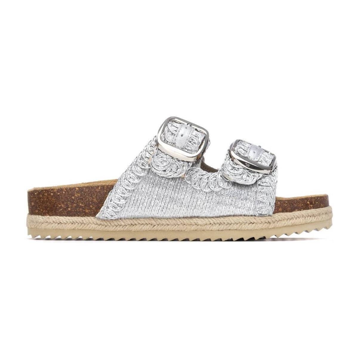 Women's Espadrilles Xti Silver