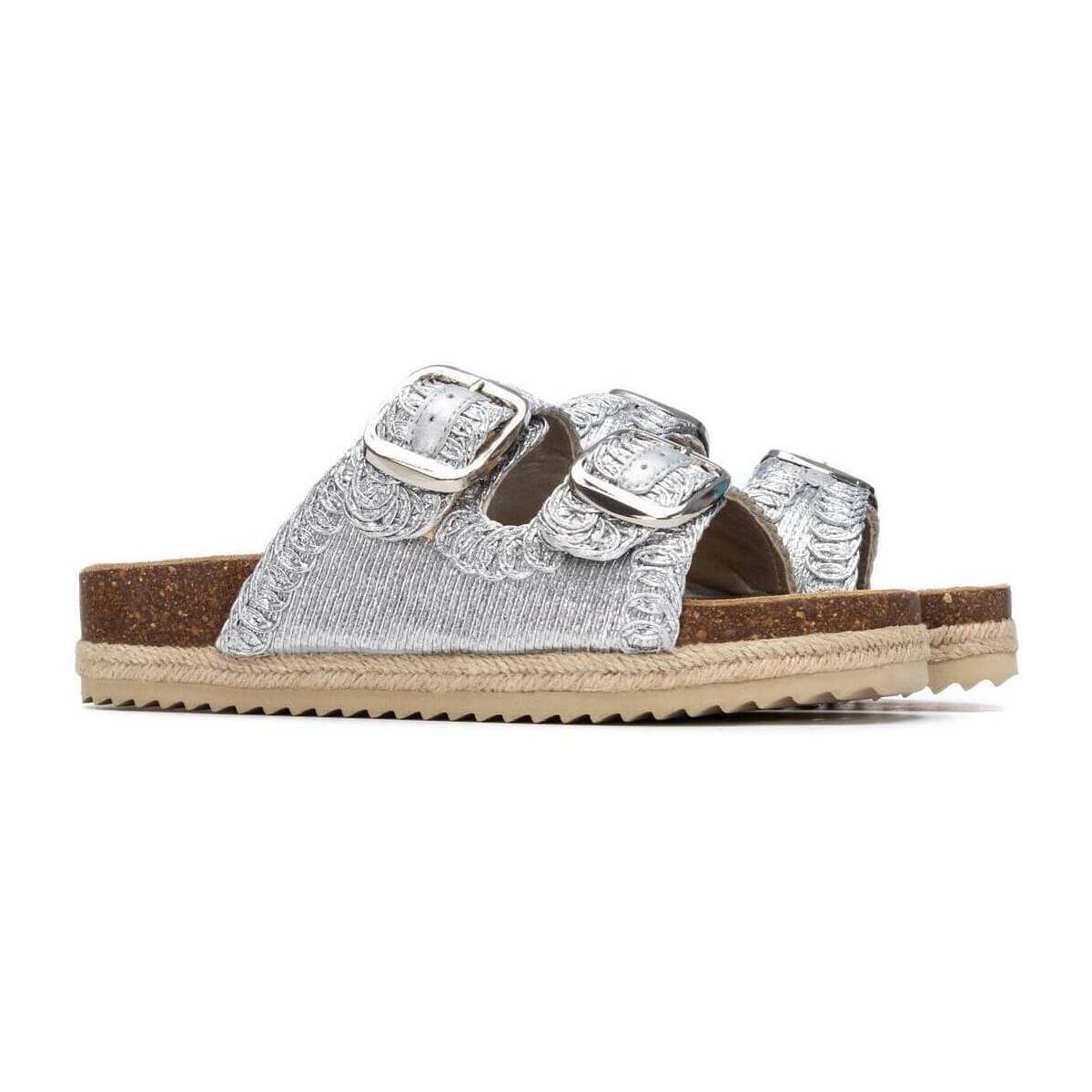Women's Espadrilles Xti Silver