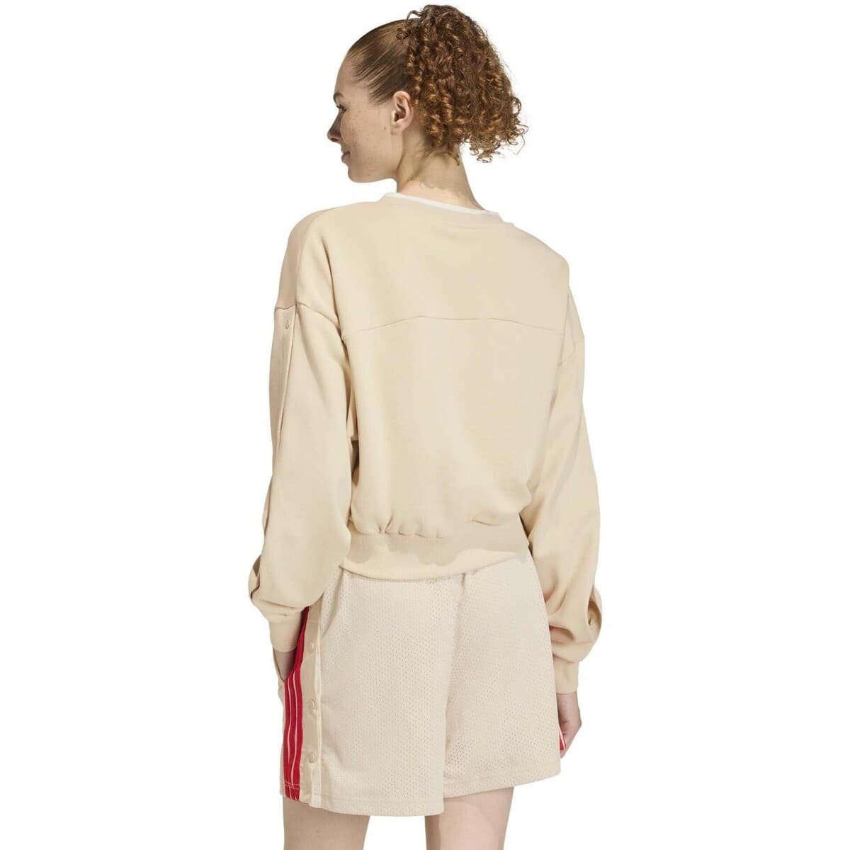 Women's Sports T-Shirts adidas Beige