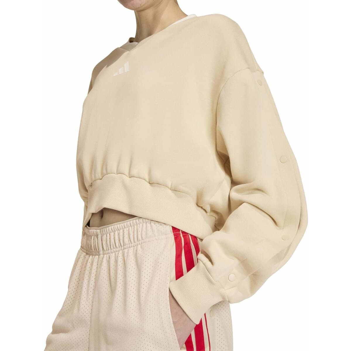 Women's Sports T-Shirts adidas Beige