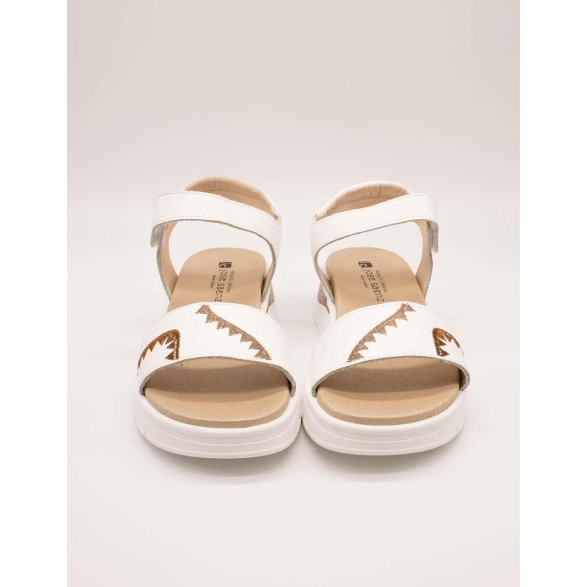 Women's Platforms Jose Saenz White