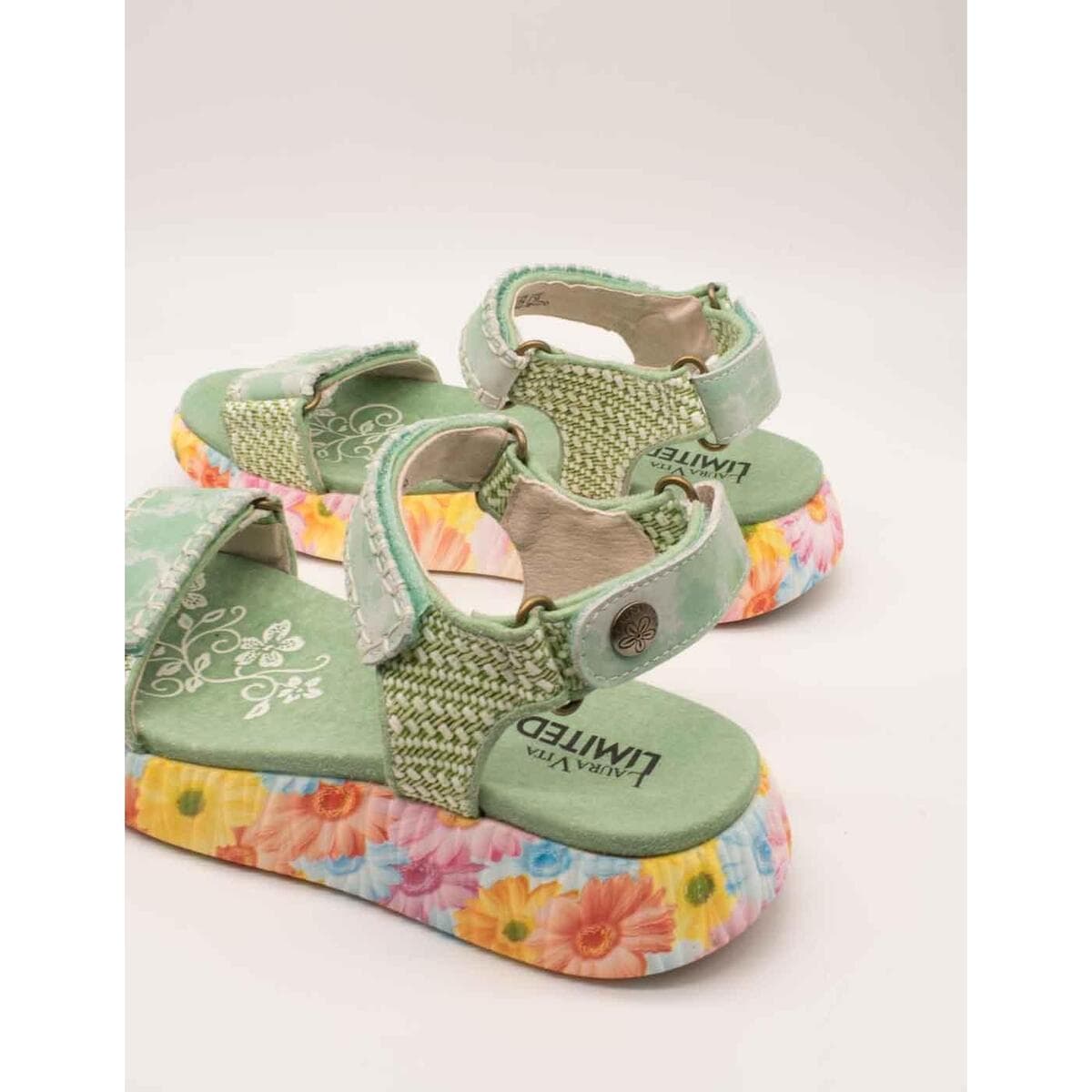 Women's Sandals Laura Vita Green
