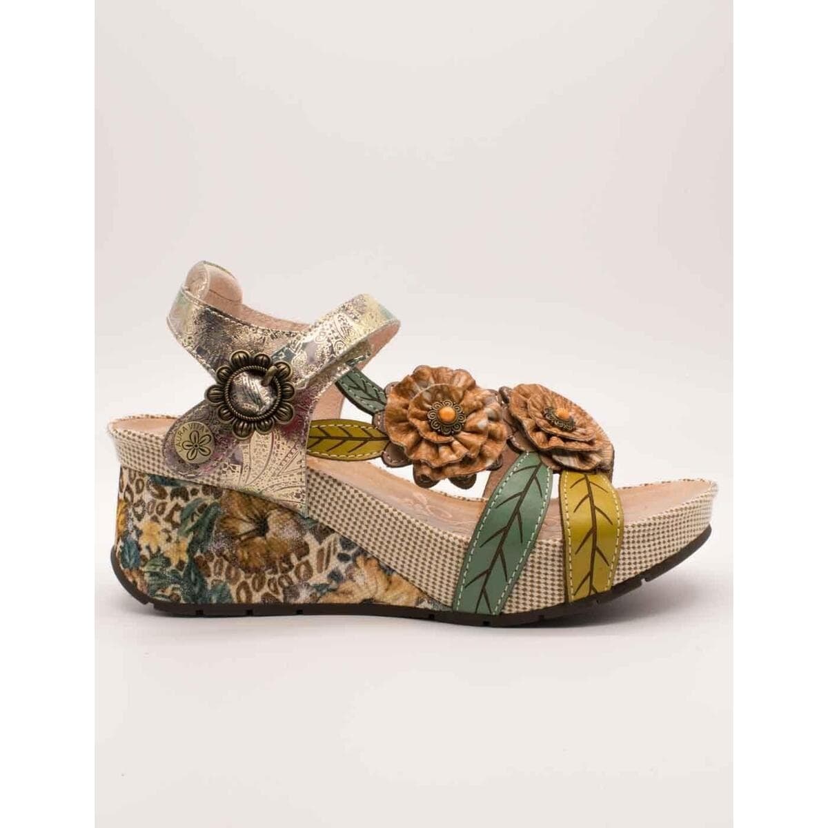 Σανδάλια με πλατφόρμα Laura Vita Barry 41 Beige