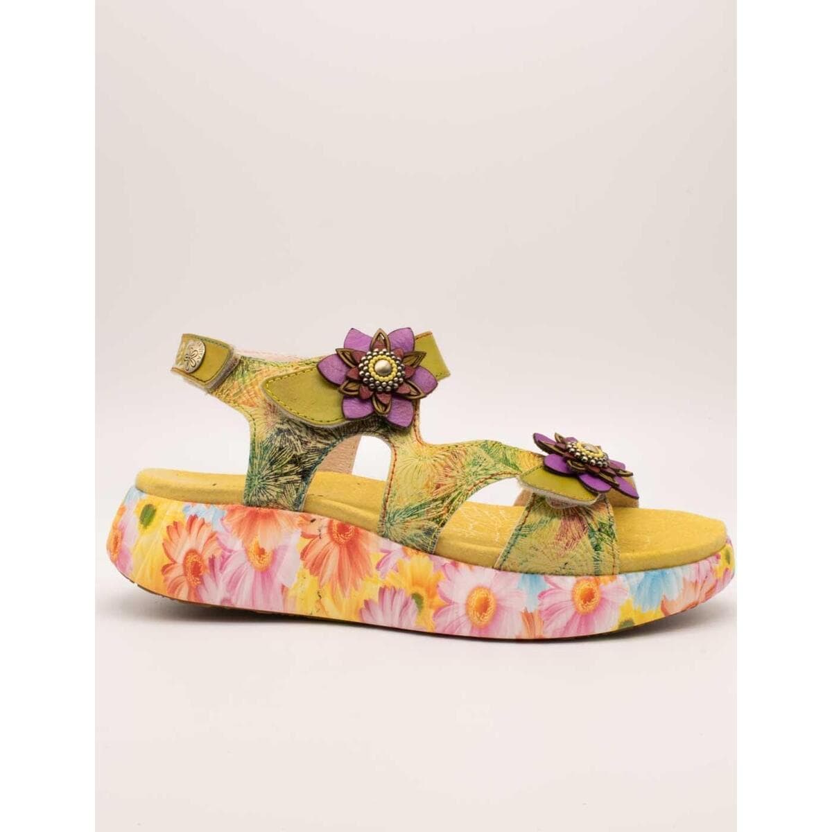 Σανδάλια με πλατφόρμα Laura Vita Nikito 03 Jaune