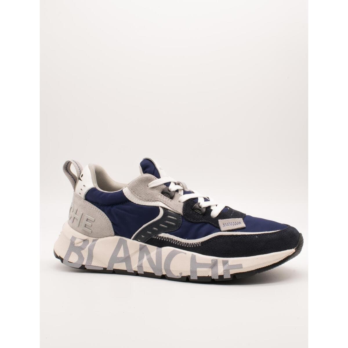 Men's Sneakers Voile Blanche Blue