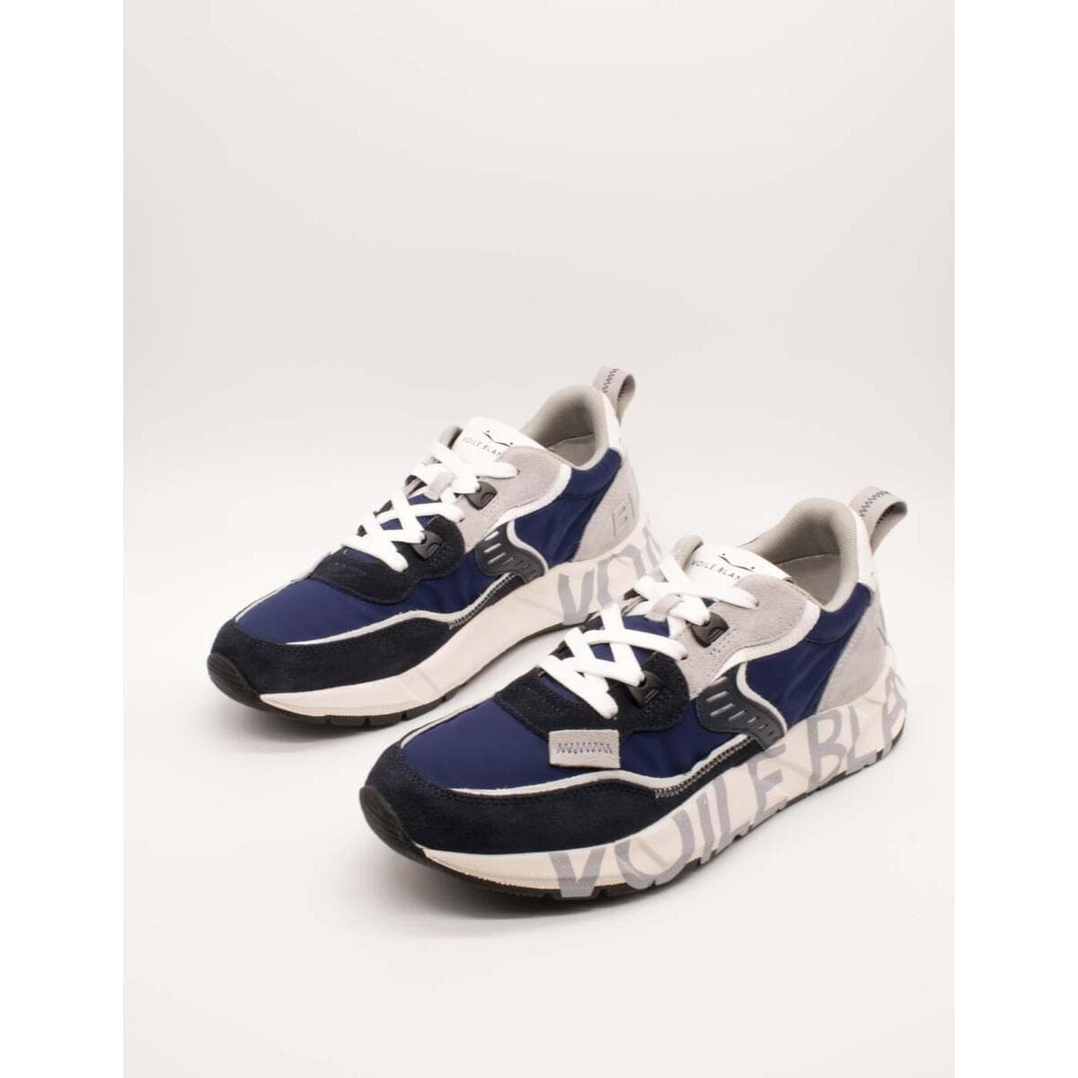 Men's Sneakers Voile Blanche Blue