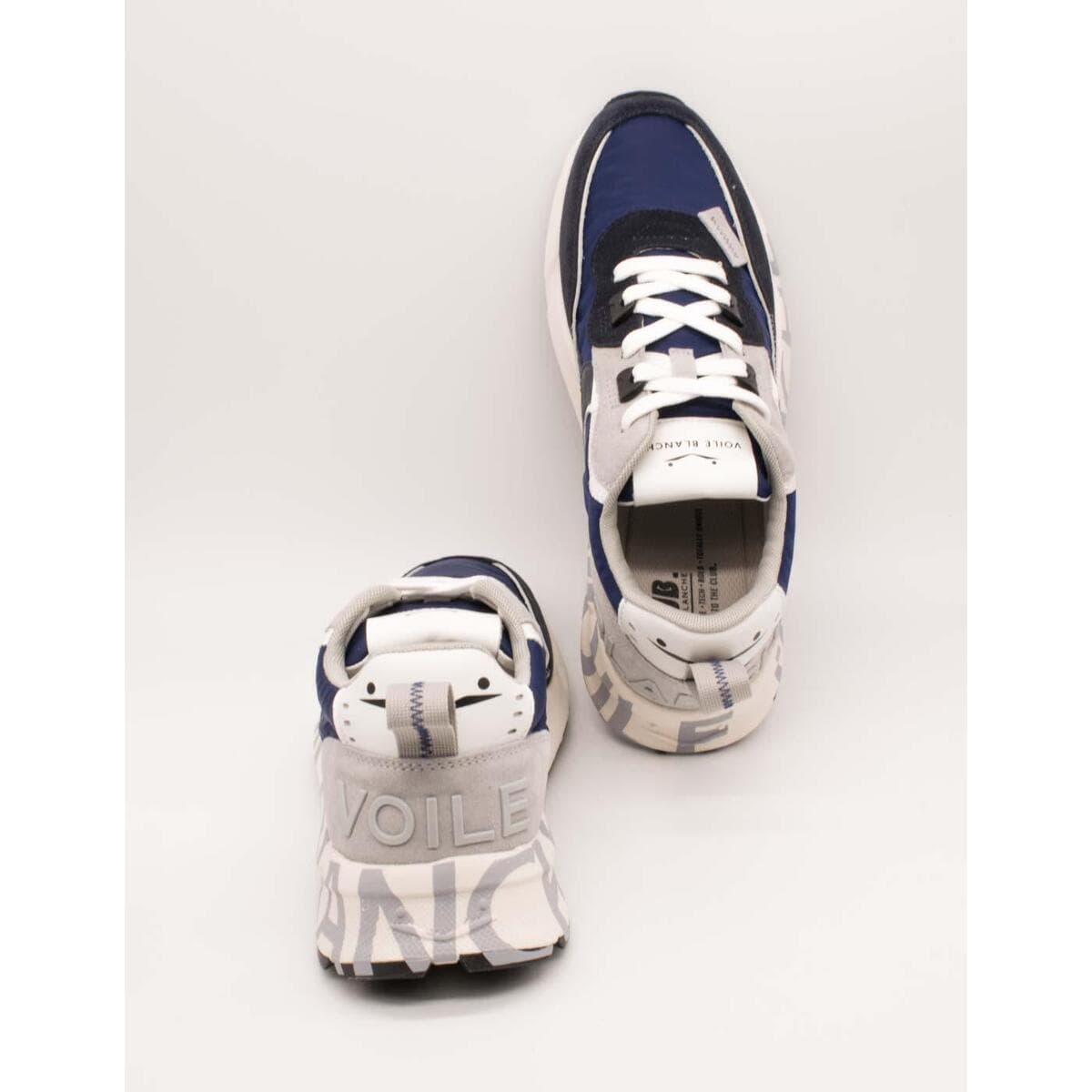 Men's Sneakers Voile Blanche Blue