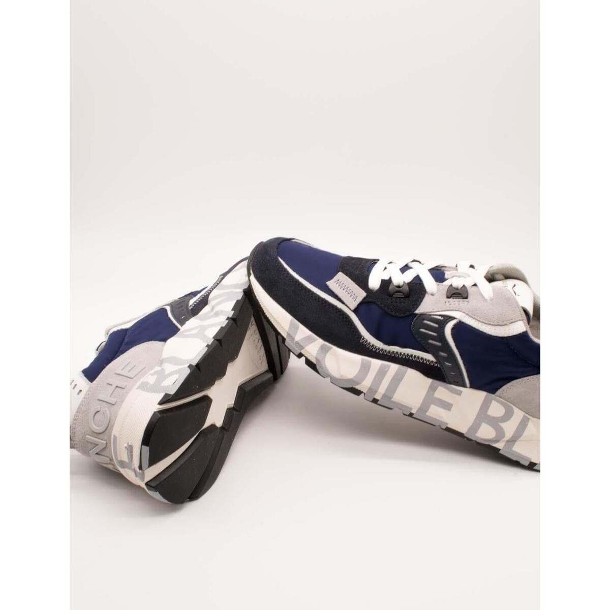 Men's Sneakers Voile Blanche Blue