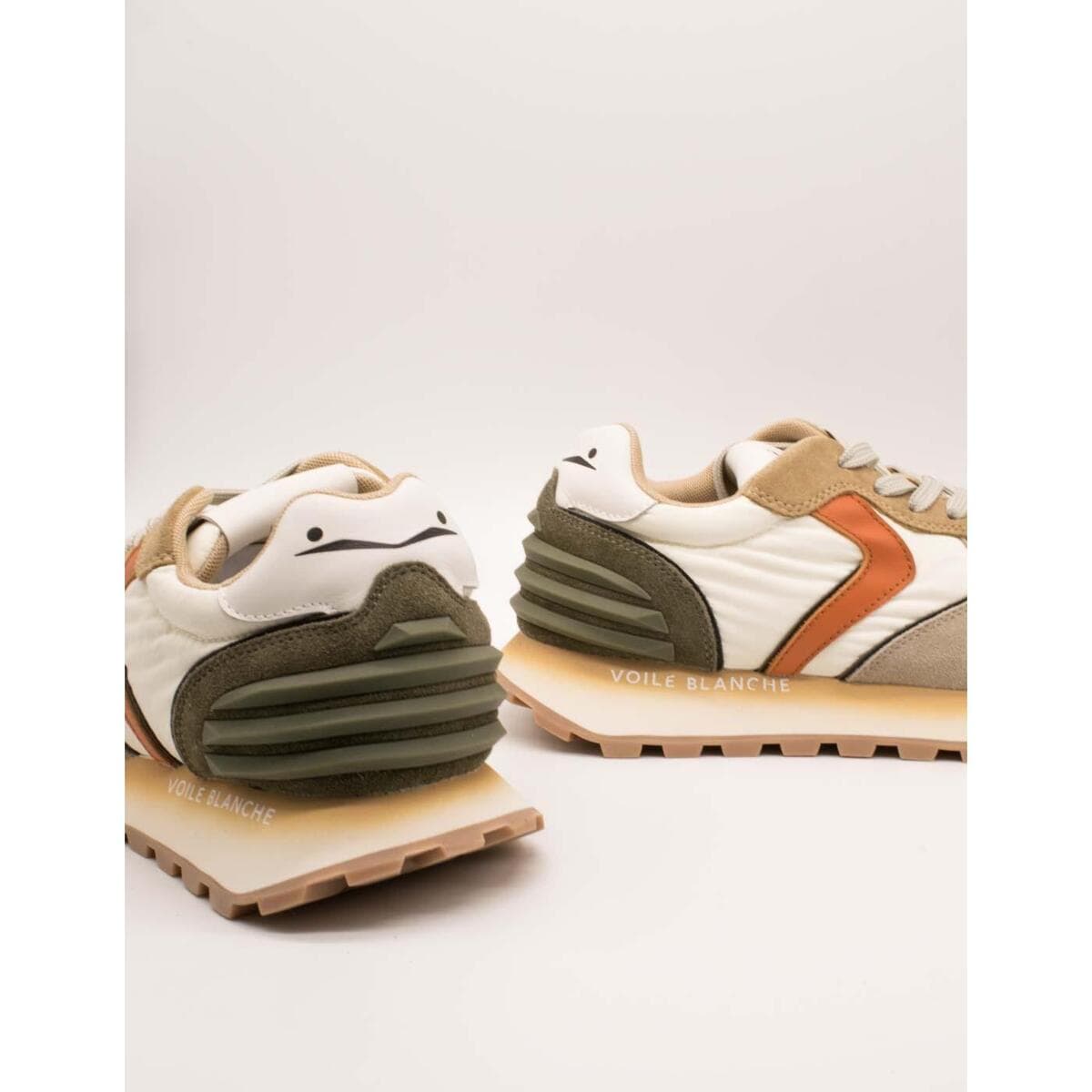 Men's Sneakers Voile Blanche Beige