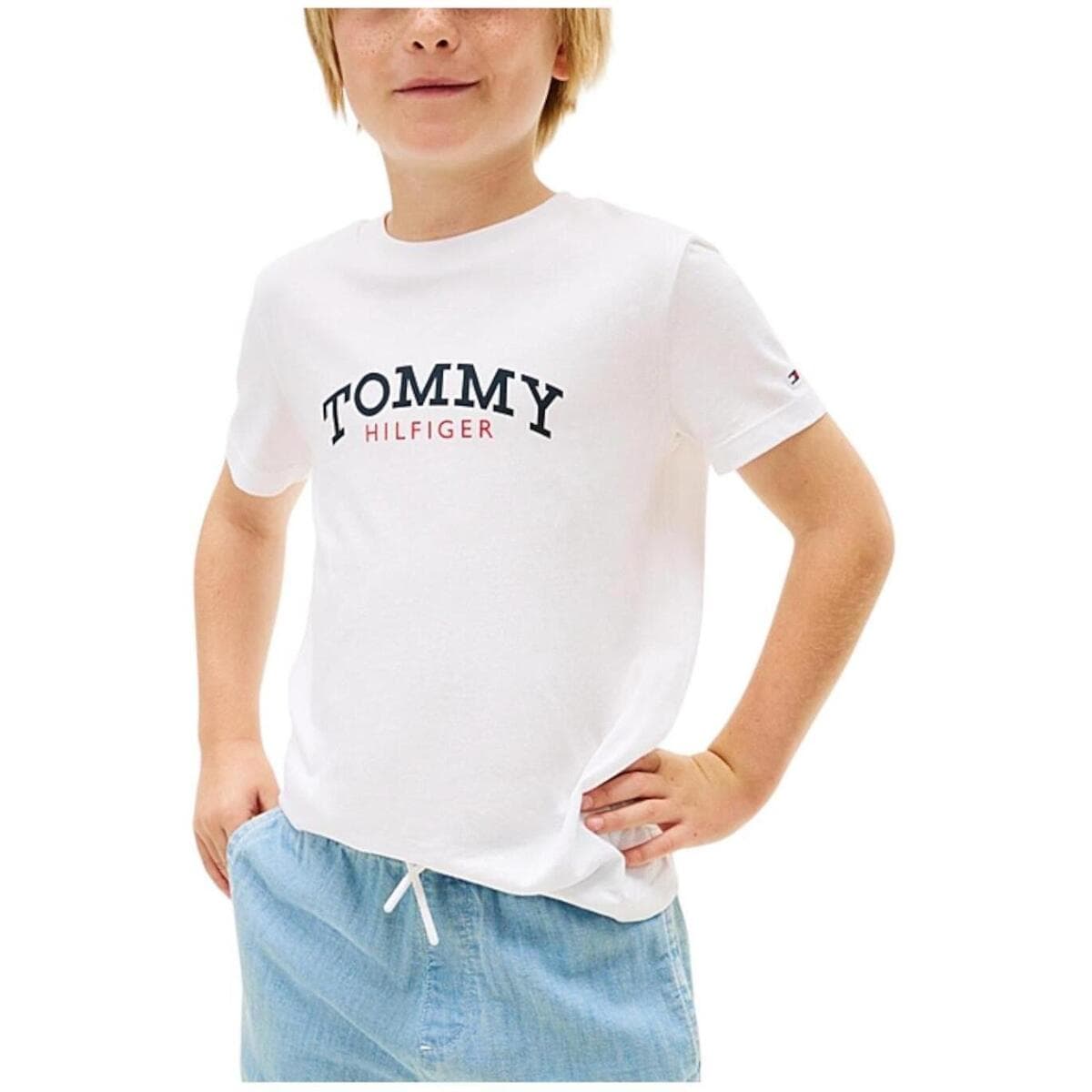 Boys' T-Shirts Tommy Hilfiger White